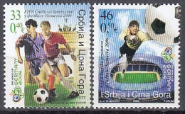 JUGOSLAWIEN  3325-3326, Postfrisch **, Fußball WM Deutschland, 2006 - Neufs