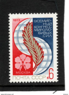 URSS 1973 Congrès Mondial Des Forces Pacifiques Yvert 3977, Michel 4170 NEUF** MNH - Ungebraucht