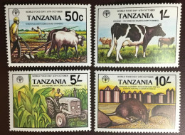 Tanzania 1982 World Food Day Animals Plants MNH - Tanzanie (1964-...)