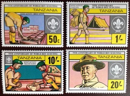 Tanzania 1982 Scouts MNH - Tansania (1964-...)