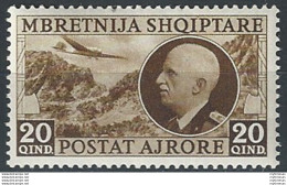 1939 Albania Occupazione Italiana 1v. PA MNH Sass. N. 4 - Other & Unclassified