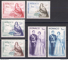 1960-61 Monaco - Principi Ranieri E Santa Devota - Posta Aerea 6 Valori N.  A73/ - Sonstige & Ohne Zuordnung