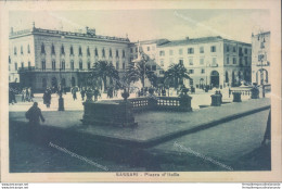 T227 Cartolina Sassari Citta' Piazza D'italia 1925 - Sassari