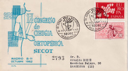 MATASELLOS 1962  MADRID - Storia Postale