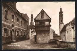 AK Straubing, Partie Am Spitalberg Mit Kirche  - Straubing