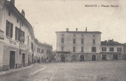 Lombardia  -   Brescia  -  Rovato  -   Piazza Cavour    - F. Piccolo  -  Nuova - Bella Animata - Autres & Non Classés