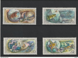 URSS 1976 PREMIER VOL DANS L'ESPACE Yvert 4240-4243, Michel 4460-4463 NEUF** MNH - Unused Stamps