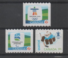 Canada, Used, 2010, Michel 2527, 2528, 2531, Paralympic Games Vancouver - Usados