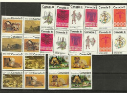 CANADA Nº  481 AL 484B  DOS SERIES - Nuevos