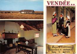 85-VENDEE COSTUMES ET BOURRINES-N°C4077-D/0067 - Autres & Non Classés