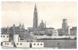 CPA PK AK  CARTE POSTALE BELGIQUE ANVERS VUE VERS LA CATHEDRALE ET LE TOREN-GEBOUWEN - Sonstige & Ohne Zuordnung