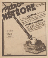 Sphéro Météore - Pubblicità D'epoca - 1930 Old Advertising - Werbung