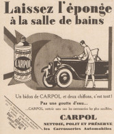 CARPOL Reckitt's - Pubblicità D'epoca - 1930 Old Advertising - Pubblicitari