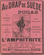 Au Drap De Suéde Dugas - L'Amphitrite - Pubblicità D'epoca - 1908 Old Ad - Advertising