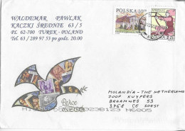 Postzegels > Europa > Polen > 1944-.... Republiek >brief Met 2 Postzegels (17107) - Covers & Documents
