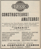 Appareils Radio IGRANIC - Pubblicità D'epoca - 1926 Old Advertising - Advertising