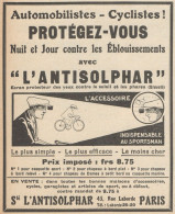 ANTISOLPHAR - Pubblicità D'epoca - 1926 Old Advertising - Advertising