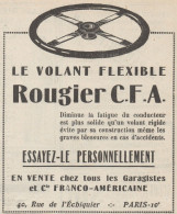 Volant Flexible ROUGIER C.F.A. - Pubblicità D'epoca - 1926 Old Advertising - Advertising