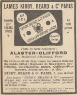 Lames KIRBY, Beard & C. - Pubblicità D'epoca - 1926 Old Advertising - Pubblicitari