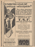 Récepteur T.S.F. à Réglage Automatique - Pubblicità D'epoca - 1926 Old Ad - Pubblicitari