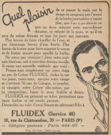 Créme FLUIDEX - Pubblicità D'epoca - 1926 Old Advertising - Pubblicitari