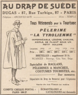 AU DRAP DE SUEDE - Pélerine LA TYROLIENNE - Pubblicità D'epoca - 1926 Ad - Pubblicitari