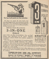 Huile Three In One - Pubblicità D'epoca - 1926 Old Advertising - Pubblicitari