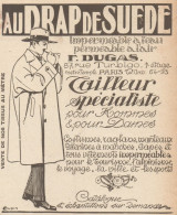 AU DRAP DE SUEDE - Tailleur Pour Hommes - Pubblicità D'epoca - 1926 Old Ad - Pubblicitari