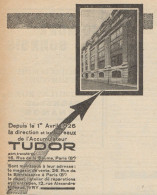 Accumulateur TUDOR - Pubblicità D'epoca - 1926 Old Advertising - Werbung