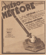 Stylo Sphero Météore - Pubblicità D'epoca - 1931 Old Advertising - Pubblicitari