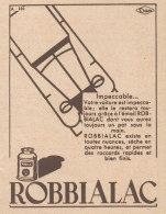 ROBBIALAC - Pubblicità D'epoca - 1931 Old Advertising - Pubblicitari