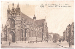 CPA PK AK  CARTE POSTALE BELGIQUE BRUXELLES EGLISE NOTRE-DAME DES VICTOIRES 1926 - Other & Unclassified