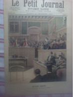 Le Petit Journal N4 Affaire Gouffé Cour D'assises Crime Sac & Malle Millery Près Lyon Confrotation Rue Tronson-Ducoudray - Tijdschriften - Voor 1900