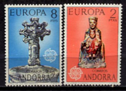 Andorra 1974 / Europa CEPT Sculpture MNH Esculturas Skulptur / Jg26  38-45 - 1974