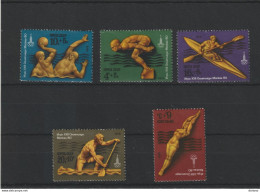 URSS 1978 JEUX OLYMPIQUES DE MOSCOU IV  Yvert 4466-4470, Michel 4707-4711 NEUF** MNH Cote 5 Euros - Nuevos