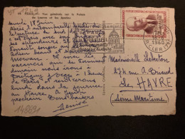 CP TP YT 1249 PIERRE MASSE 0,20 OBL.MEC.18-6 1960 PARIS VII - Storia Postale