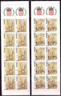 MONACO MH 3 + 4 POSTFRISCH(MINT) UNGEFALTET ANSICHTEN VON MONACO 1989 MIT MI-NR. 1902-1903 - Postzegelboekjes