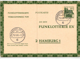 Berlin FP8 Als Ganzsache Gestempelt Frankfurt, 15.9.66 #BC896 - Other & Unclassified