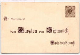 Deutsches Reich PP8/C1-03 Als Ganzsache 80. Geburtstag Fürst Bismarck #BC984 - Other & Unclassified