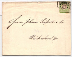 Deutsches Reich 17 Auf Brief Als Einzelfrankatur Portogerechter Ortsbrief #BC881 - Other & Unclassified