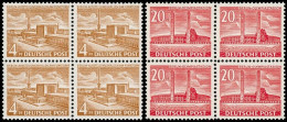 Berlin, 1953, 112-13, Postfrisch, Viererblock - Altri & Non Classificati