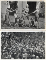 Calcutta Devil Dancers Shibjee Fare 2x Postcard S - Unclassified