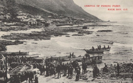 Arrival Of Fishing Fleet Kalk Bay South Africa Boats Antique Rare Postcard - Unclassified