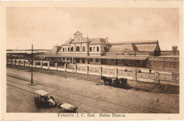 Bahia Blanca Estacion JC Sud Argentina Old Postcard - Argentinië