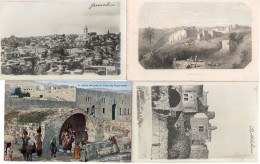 Bethlehem Beagles Jerusalem Nazareth 4x Antique Postcard S - Israel