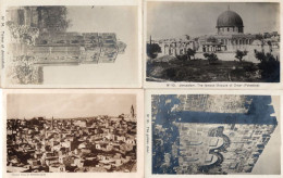 Jerusalem The Golden Gate Tower Omar Mosque 4x Old Postcard S - Israel