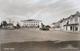 Savsjo Torget Sweden Skanska Akta Fotografi RPC Old Postcard - Suède