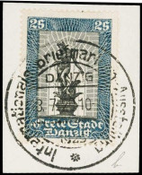 Danzig, 1929, 219 B, Briefstück - Used