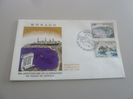 Monaco - Le Palais Au 18ème Siècle - 10c. Et 18c. - Yt 677 Et 679 - Enveloppe Premier Jour D'Emission - Année 1966 - - Gebraucht