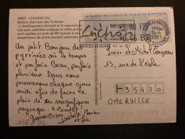 CP VIGNETTE 3,00 FR OBL.MEC.14-4 2001 31 BAGNERES DE LUCHON HTE GARONNE - 1999-2009 Illustrated Franking Labels